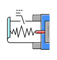 Seismograph Device Color Icon