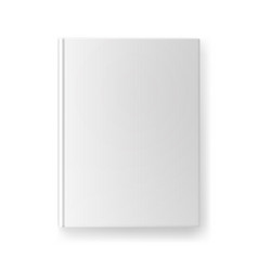 Blank Book Cover Template