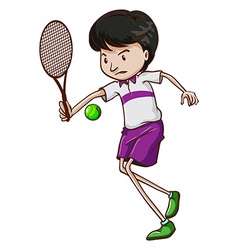 A Male Tennis Player