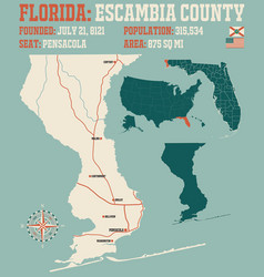 Map Escambia County In Florida