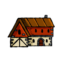 Medieval House Village Building