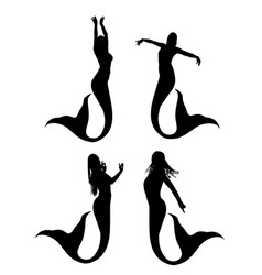 Elegant Mermaid Silhouette