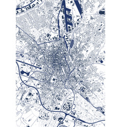 Map Of The City Of Ghent Belgium