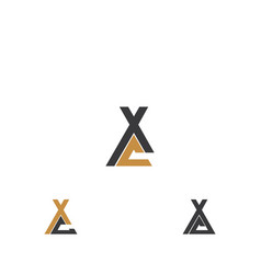 Alphabet Initials Logo Cx Xc C And X