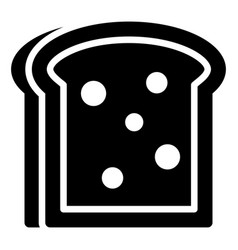 Bread Slice Glyph Icon Simple Creative Line Icon