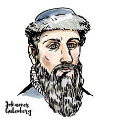 Johannes Gutenberg Portrait