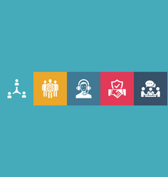 Collaboration Icons Infographic Design Template