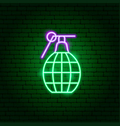 Grenade Neon Sign