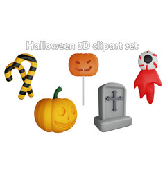 Halloween Clipart Element 3d Render Halloween