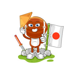 Rugby Head Japanese Cartoon Character