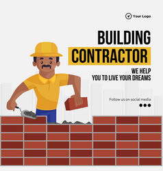 Building Contractor Banner Design