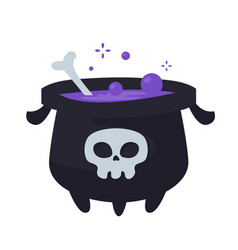 Witchs Poison Cauldron Scary Devils Cauldron