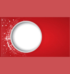 Abstract New Red Technology Dynamic Fade Banner