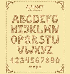 Hand Drawn Retro Font