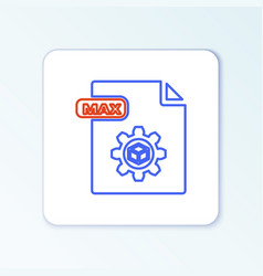 Line Max File Document Download Max Button Icon