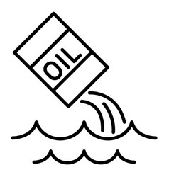 Throwing Oil Into The River Icon