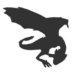 Dragon Standing Silhouette