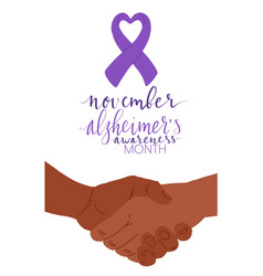 Alzheimers Awareness Month November Handwritten