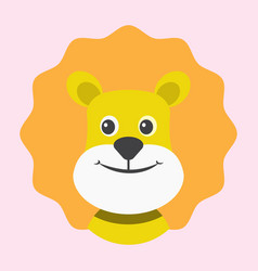 Cute Lion Face Emoticon Emoji Expression