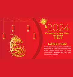 Vietnamese New Year Tet 2024 Background