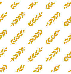 Wheat seamless pattern Royalty Free Vector Image