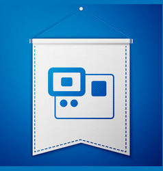 Blue Action Extreme Camera Icon Isolated On