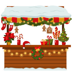 Christmas Market Stall Outdoor Festival Stand