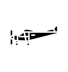 Tricycle Gear Airplane Aircraft Glyph Icon