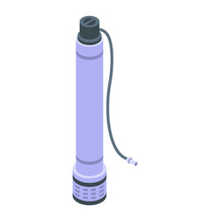 Water Pump Icon Isometric Style