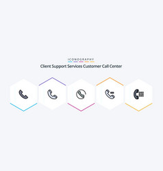 Call 25 Filledline Icon Pack Including Dial