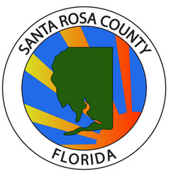 Coat Arms Santa Rosa In Florida Usa