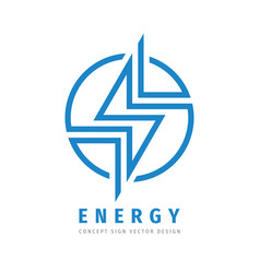 Power Energy Lightning - Concept Business Logo