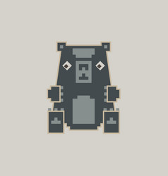 Pixel Art Toy Bear