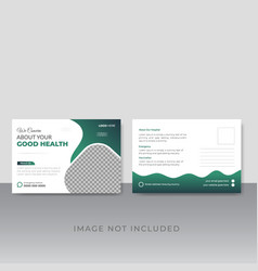 Modern Medical Postcard Design Template