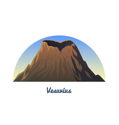 Mount Vesuvius Peaks Landscape Early