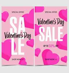 Sale Banner For Valentines Day Shopping