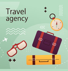 Gradient Posts Set Travel Agency