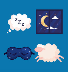 Insomnia Bubble Window Mask And Sheep