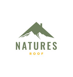 Roof Home Nature Chimney Peak Mountain Logo