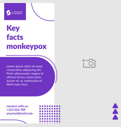 Banner Key Facts Monkeypox Template