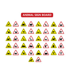 Animal Sign Board Set