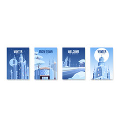 Ice Snow Town Posters