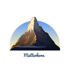 Matterhorn Mountain Peaks Landscape Early