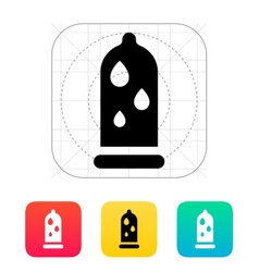 Condom And Water Lubrication Icon