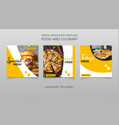 Food Social Media Post Template