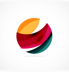 Abstract Circle Logo Dynamic Aesthetic