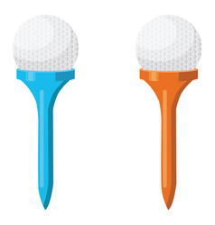 Two Golf Balls On A White Background