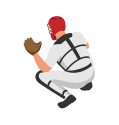 Sitting Baseball Player Composition