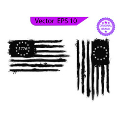 Betsy Ross 1776 13 Stars Distressed Us Flag