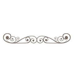 Divider Decoration Curly Swirls